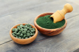 tablets and powder spirulina for allergies